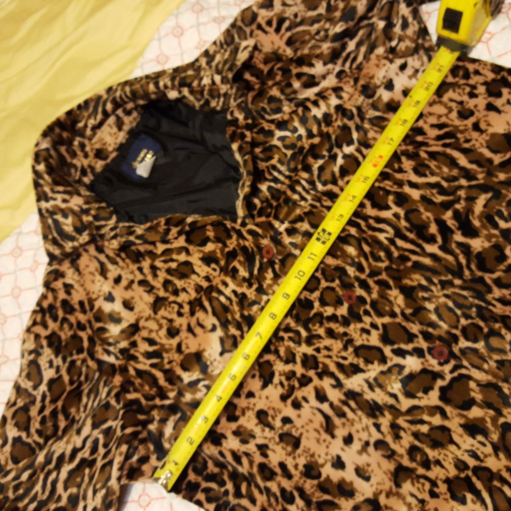 Dennis basso Oversized leopard print shaket - Picture 8 of 10